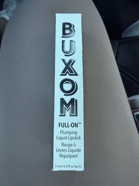 Buxom Full-On Plumping Liquid Lipstick in Pale Blue Box
